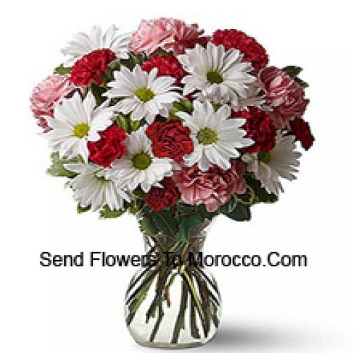 Cute 25 Carnations and Gerberas