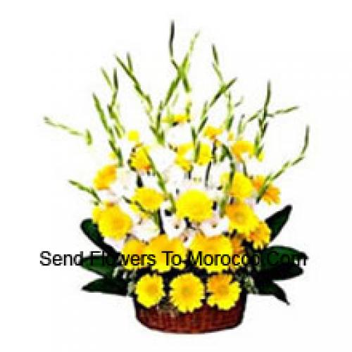 Yellow Gerberas with Assorted Flowers