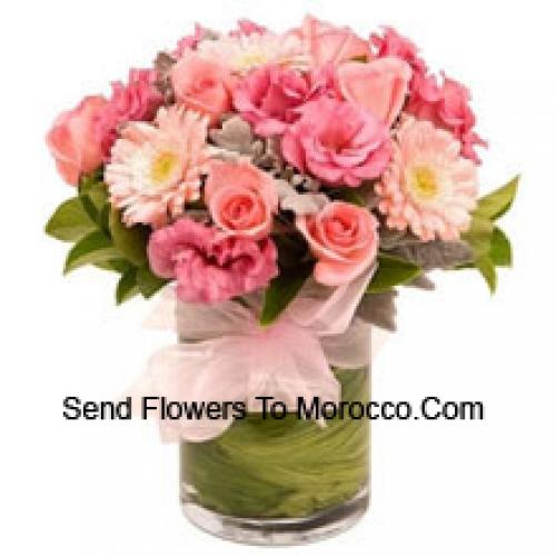 Heavenly Assorted Flowers in Vase