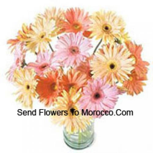 25 Gerberas Variadas Chiques