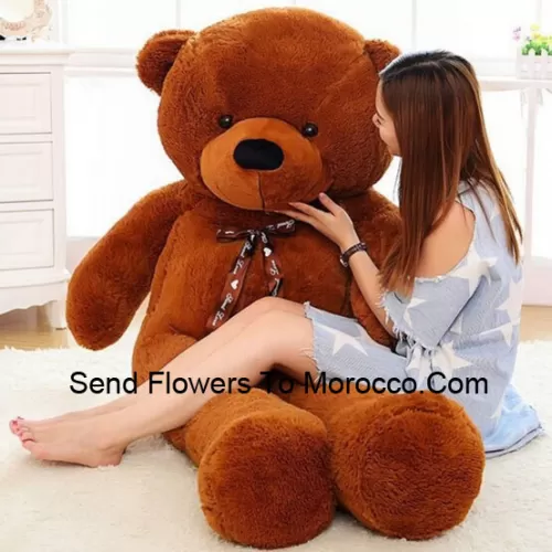 Un énorme Teddy Bear marron de 4 pieds (48 pouces/122 centimètres) de hauteur