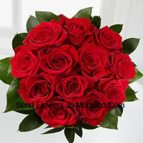 Mazzo di 11 rose rosse