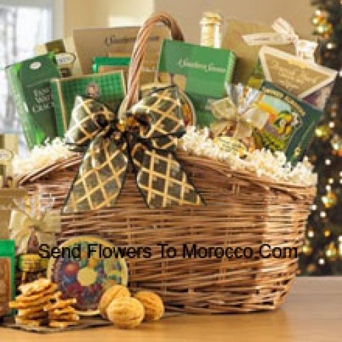 A Beautiful Hamper Containing Goodies